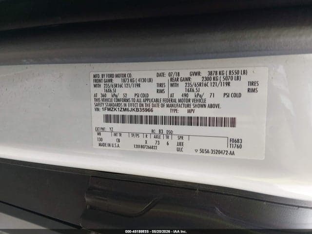 2018 FORD TRANSIT-150 XL 9