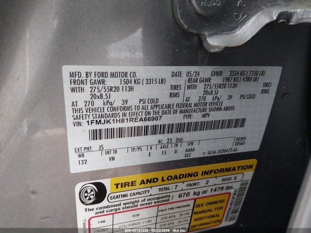 2024 FORD EXPEDITION XLT MAX 9