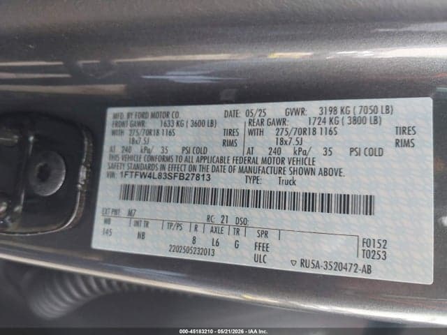 2025 FORD F-150 TREMOR 9