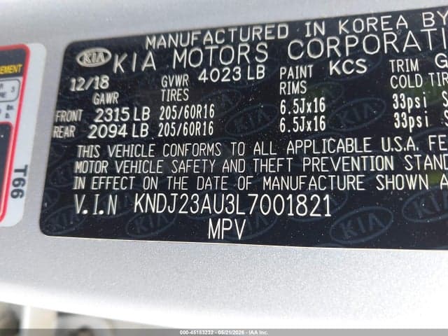2020 KIA SOUL LX 9
