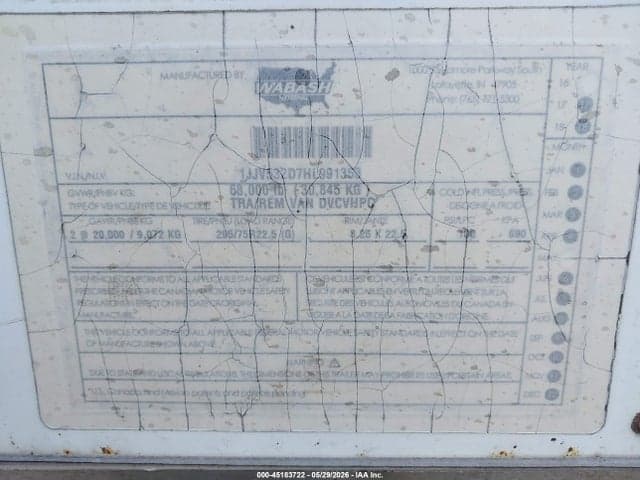 2017 WABASH NATIONAL CORP UNKNOWN 9