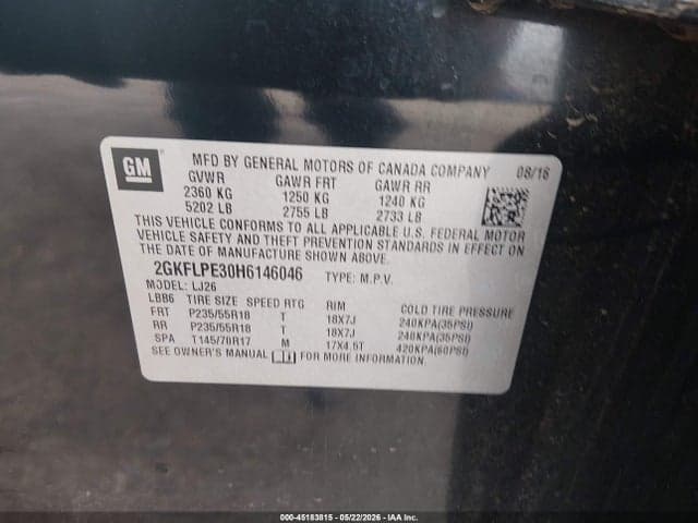 2017 GMC TERRAIN SLT 9