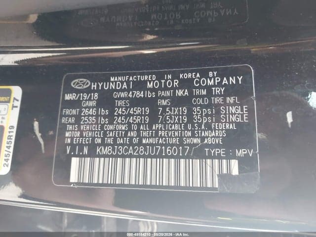 2018 HYUNDAI TUCSON VALUE 9