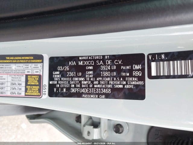 2026 KIA K4 EX 9