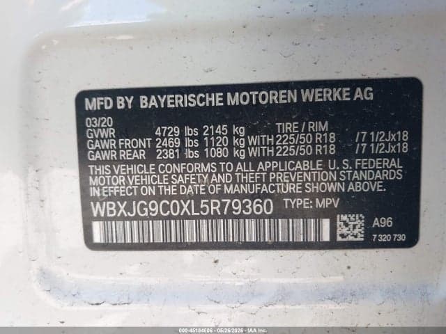 2020 BMW X1 XDRIVE28I 9