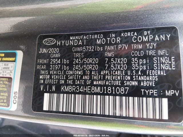 2021 HYUNDAI PALISADE SEL 9