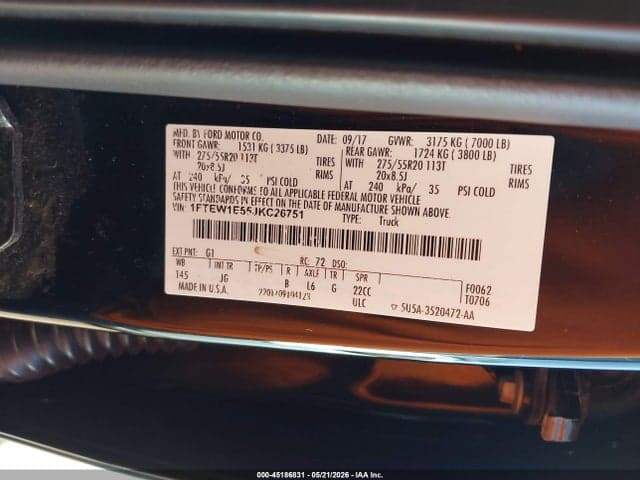 2018 FORD F-150 XL 9