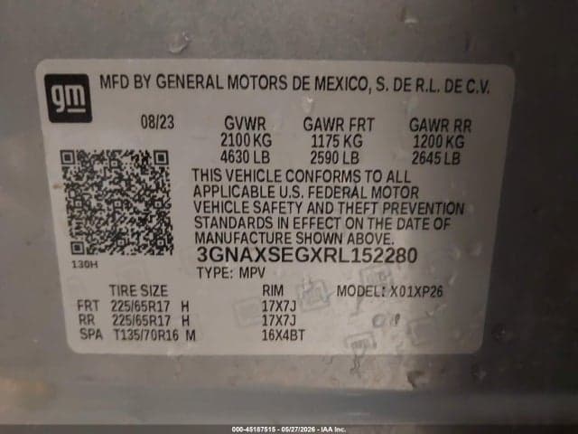 2024 CHEVROLET EQUINOX AWD LS 9
