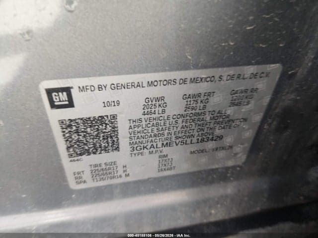 2020 GMC TERRAIN FWD SLE 9