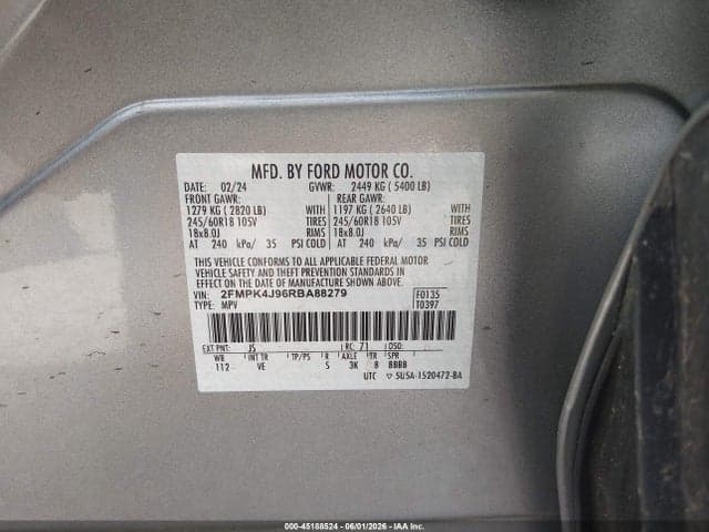 2024 FORD EDGE SEL 9