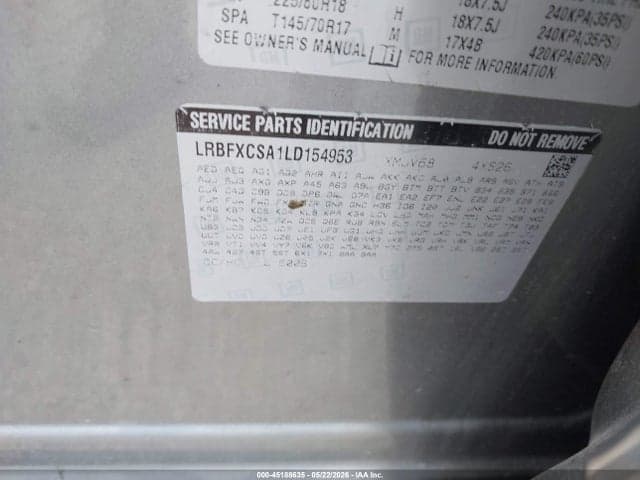 2020 BUICK ENVISION FWD ESSENCE 9