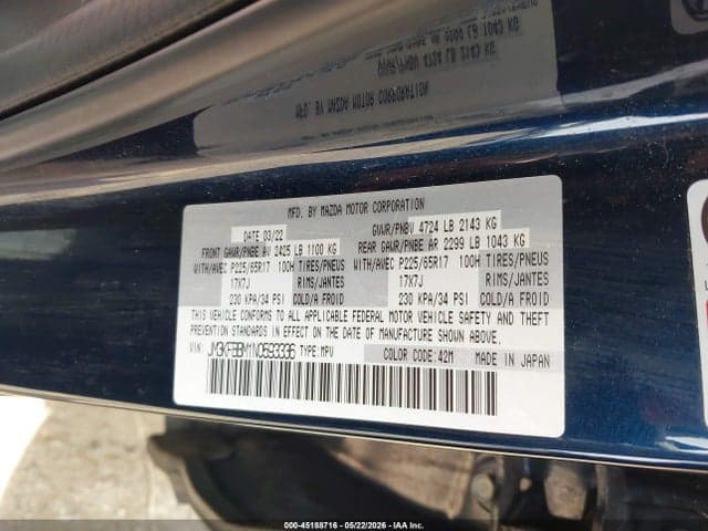 2022 MAZDA CX-5 2.5 S SELECT 9