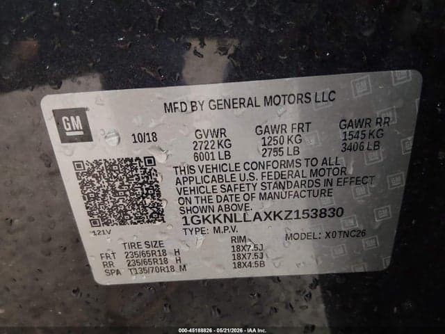 2019 GMC ACADIA SLE-2 9