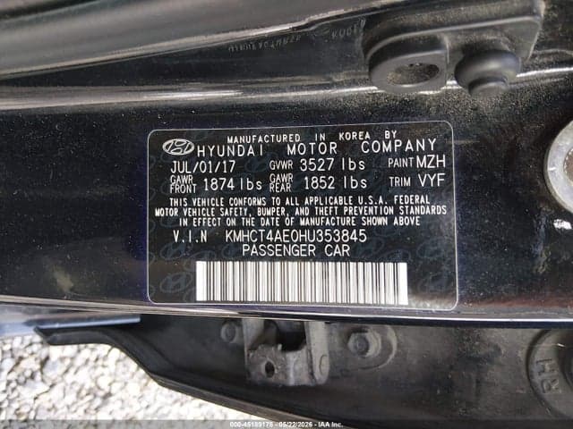 2017 HYUNDAI ACCENT VALUE EDITION 9