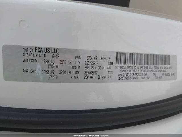 2017 CHRYSLER PACIFICA TOURING-L 9