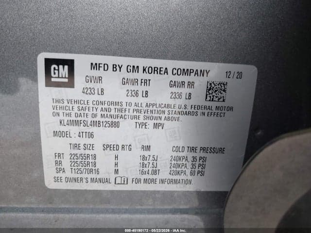 2021 BUICK ENCORE GX FWD ESSENCE 9