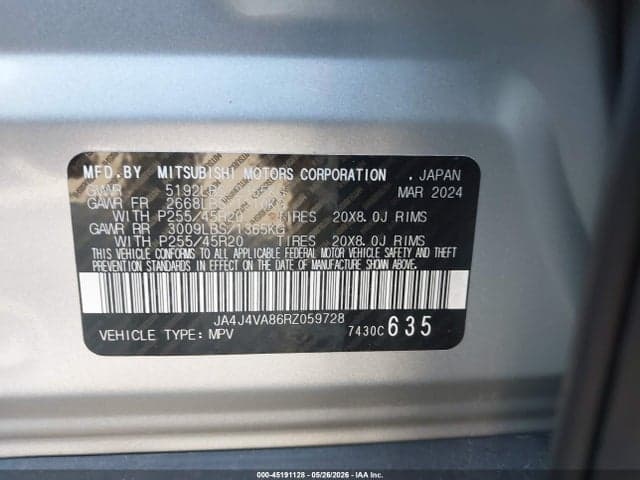 2024 MITSUBISHI OUTLANDER 9