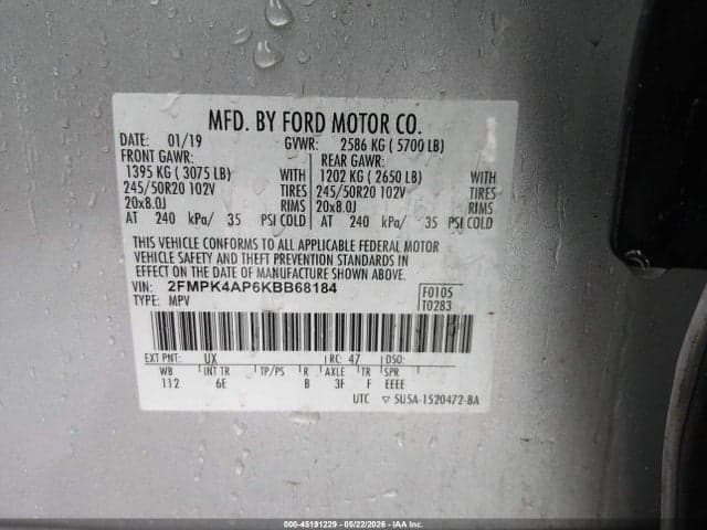 2019 FORD EDGE ST 9