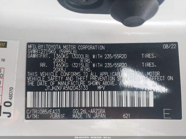 2022 LEXUS RX 350L 9