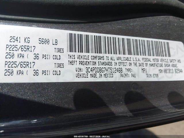 2017 DODGE JOURNEY SXT AWD 9