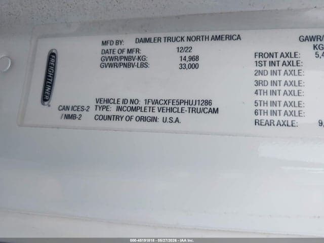 2023 FREIGHTLINER M2 106 9