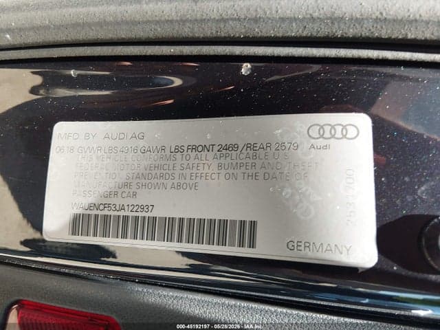 2018 AUDI A5 2.0T PREMIUM 9
