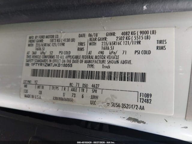 2018 FORD TRANSIT-250 9