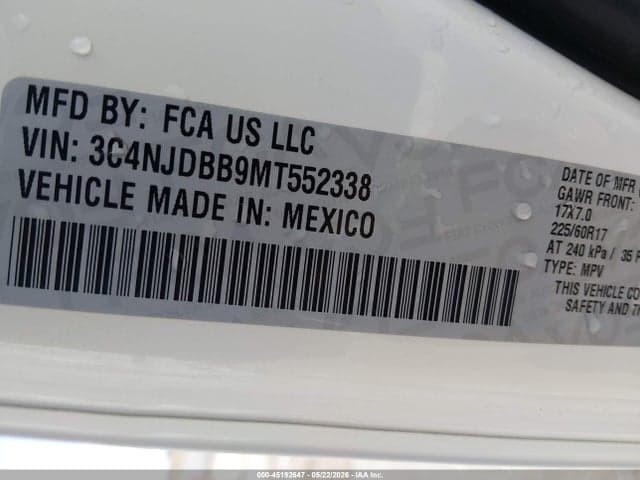 2021 JEEP COMPASS LATITUDE 4X4 9