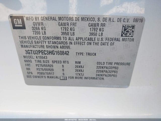2017 GMC SIERRA 1500 DENALI 9