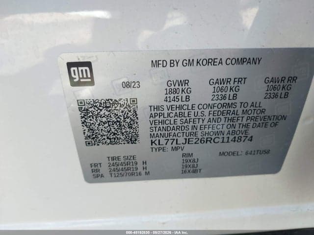 2024 CHEVROLET TRAX FWD 2RS 9