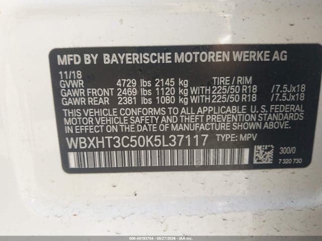 2019 BMW X1 XDRIVE28I 9
