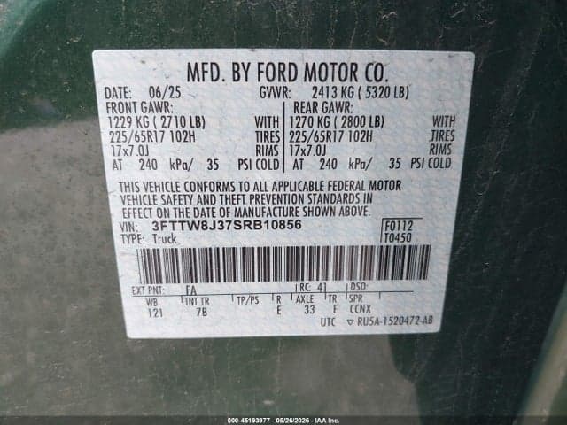 2025 FORD MAVERICK XLT 9