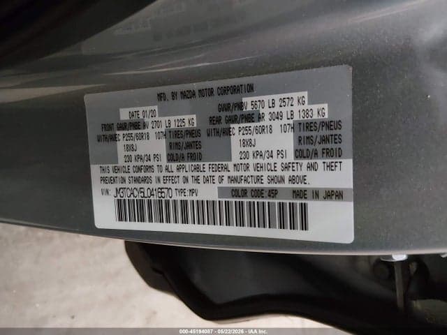 2020 MAZDA CX-3 9