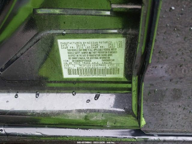 2023 NISSAN SENTRA S XTRONIC CVT 9