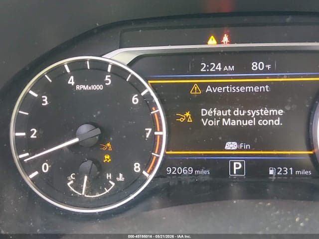 2021 NISSAN ALTIMA SV FWD 7