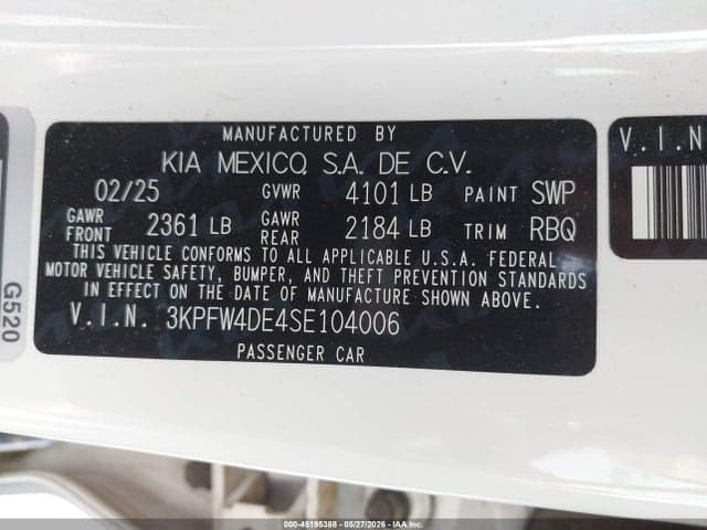 2025 KIA K4 GT-LINE 9