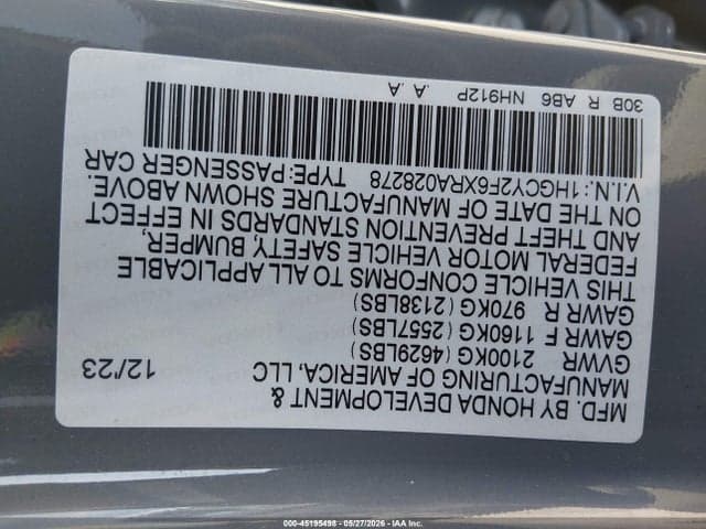 2024 HONDA ACCORD HYBRID EX-L 9