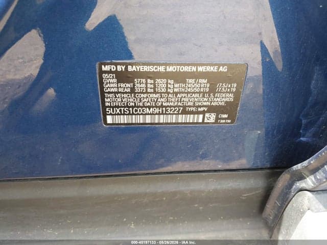 2021 BMW X3 PHEV XDRIVE30E 9