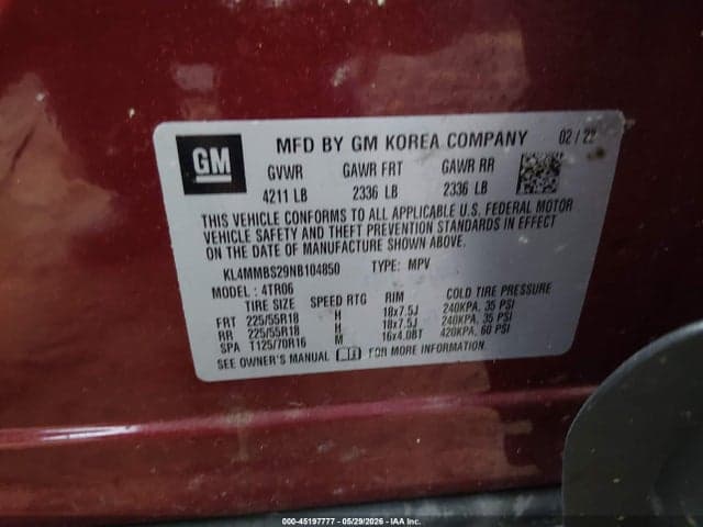 2022 BUICK ENCORE GX FWD PREFERRED 9
