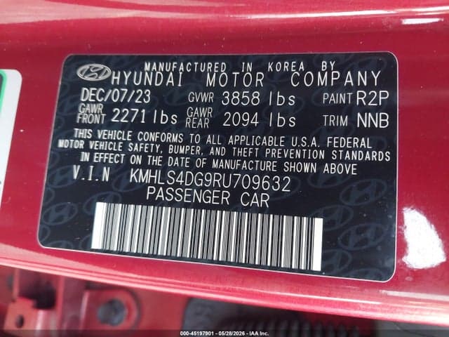 2024 HYUNDAI ELANTRA SEL 9