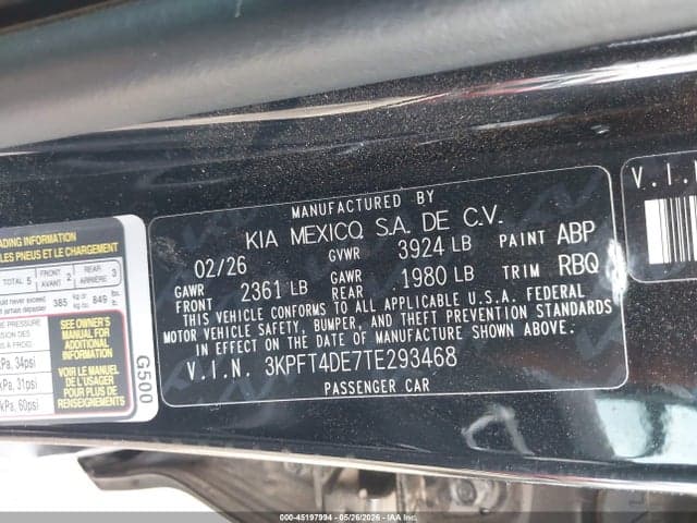 2026 KIA K4 LXS 9
