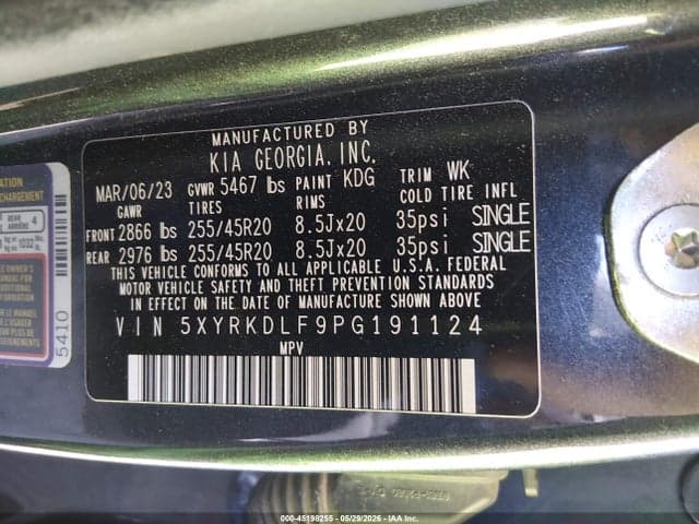 2023 KIA SORENTO SX 9