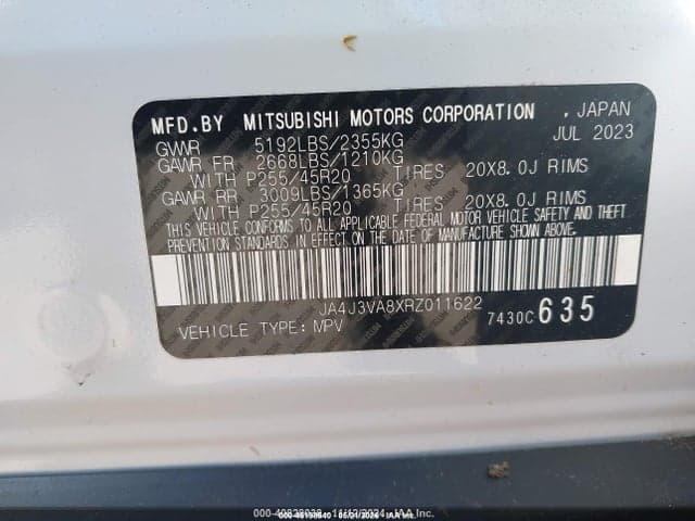 2024 MITSUBISHI OUTLANDER SE BLACK EDITION S-AWC 9