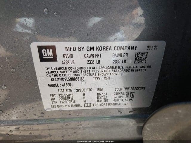 2022 BUICK ENCORE GX FWD SELECT 9