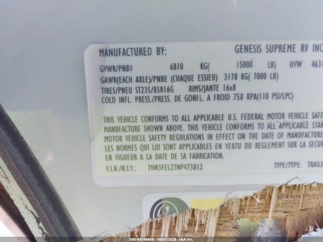 2022 GENESIS VORTEX 2815V 9