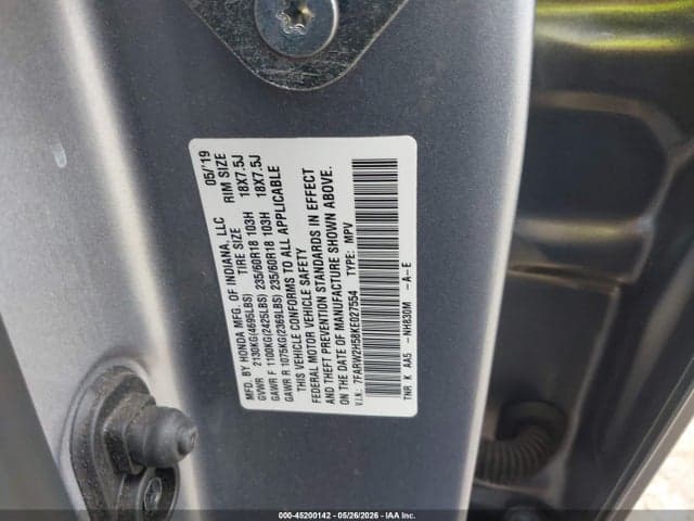 2019 HONDA CR-V EX 9