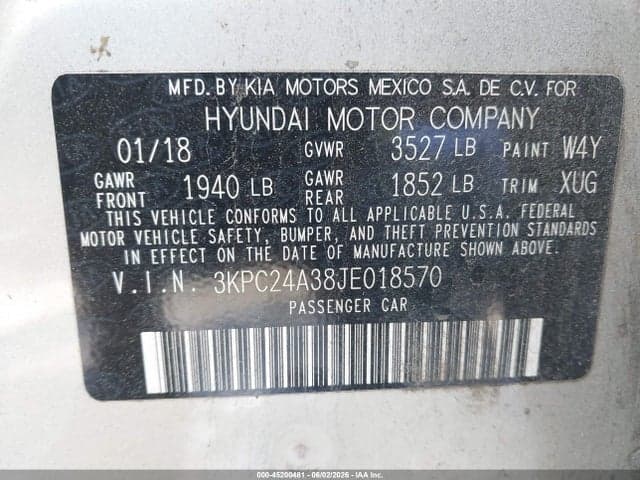 2018 HYUNDAI ACCENT SE 9