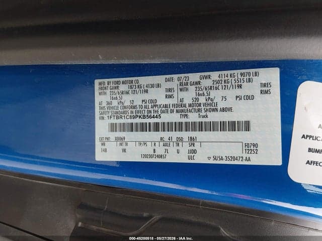 2023 FORD TRANSIT-250 9