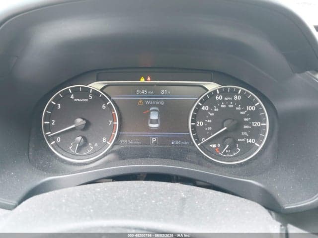 2020 NISSAN ALTIMA SR FWD 7