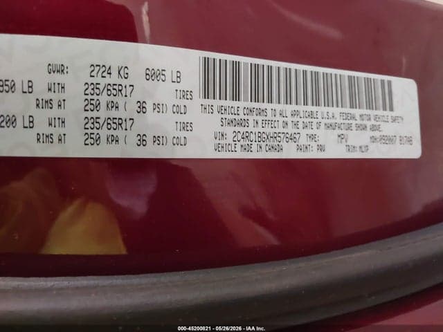 2017 CHRYSLER PACIFICA TOURING-L 9